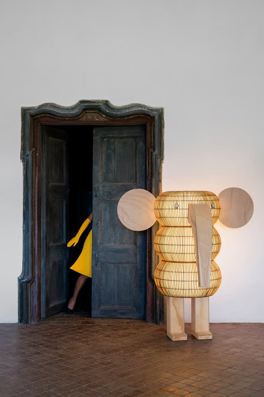 LZF Smelly Fant floor light, Life Size, DESIGN BY ISIDRO FERRER & MARIVÍ CALVO