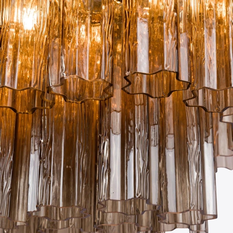 Pure White Lines Dining Treviso Chandelier