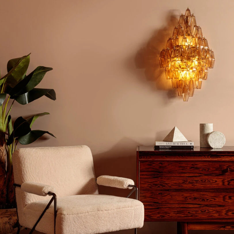Pure White Lines Sorrento Wall Light – 4 colour options