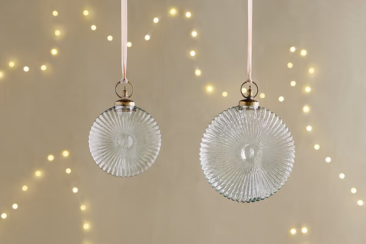 Nkuku - Sundara Giant Bauble - Clear - Large