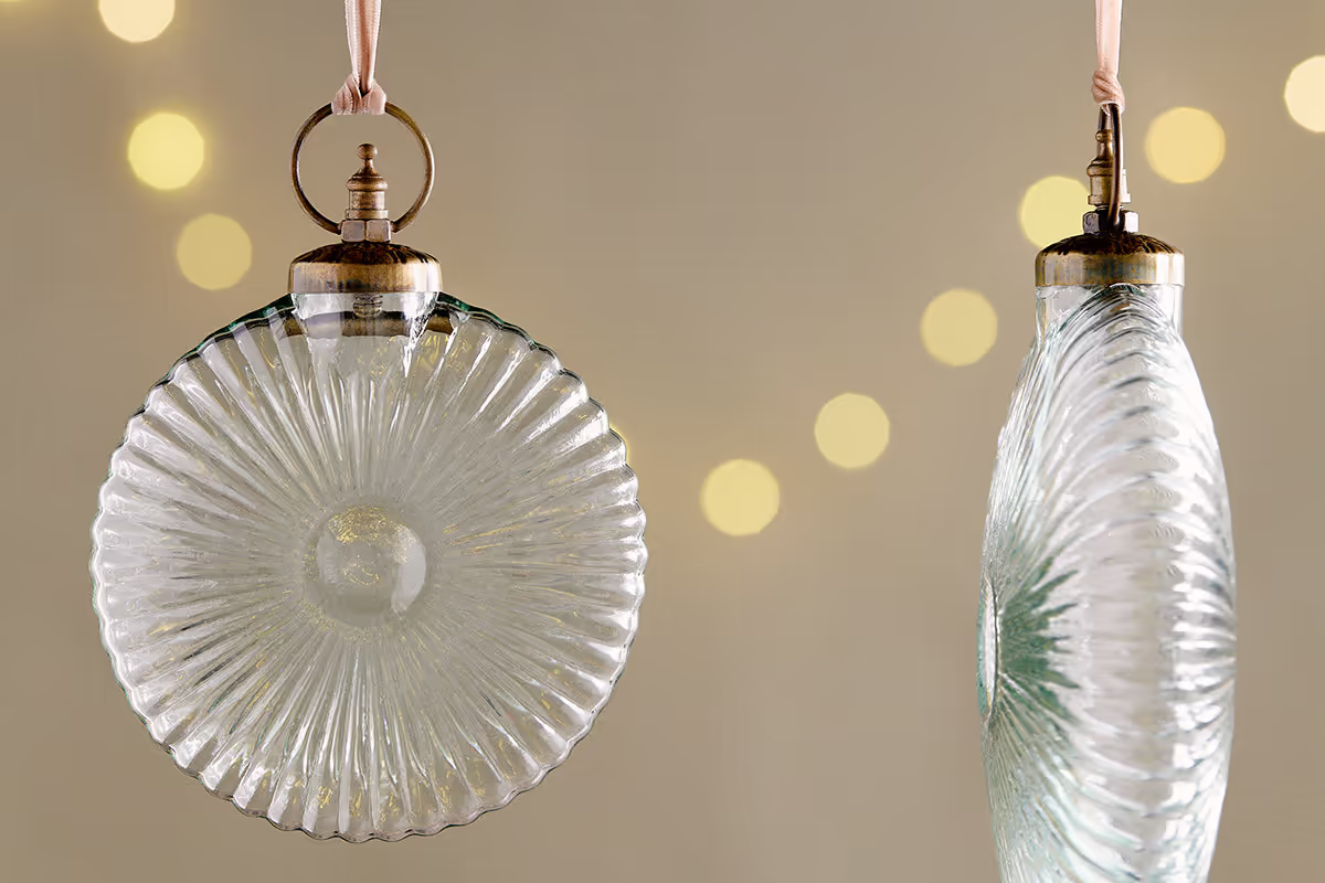 Nkuku - Sundara Giant Bauble - Clear - Large