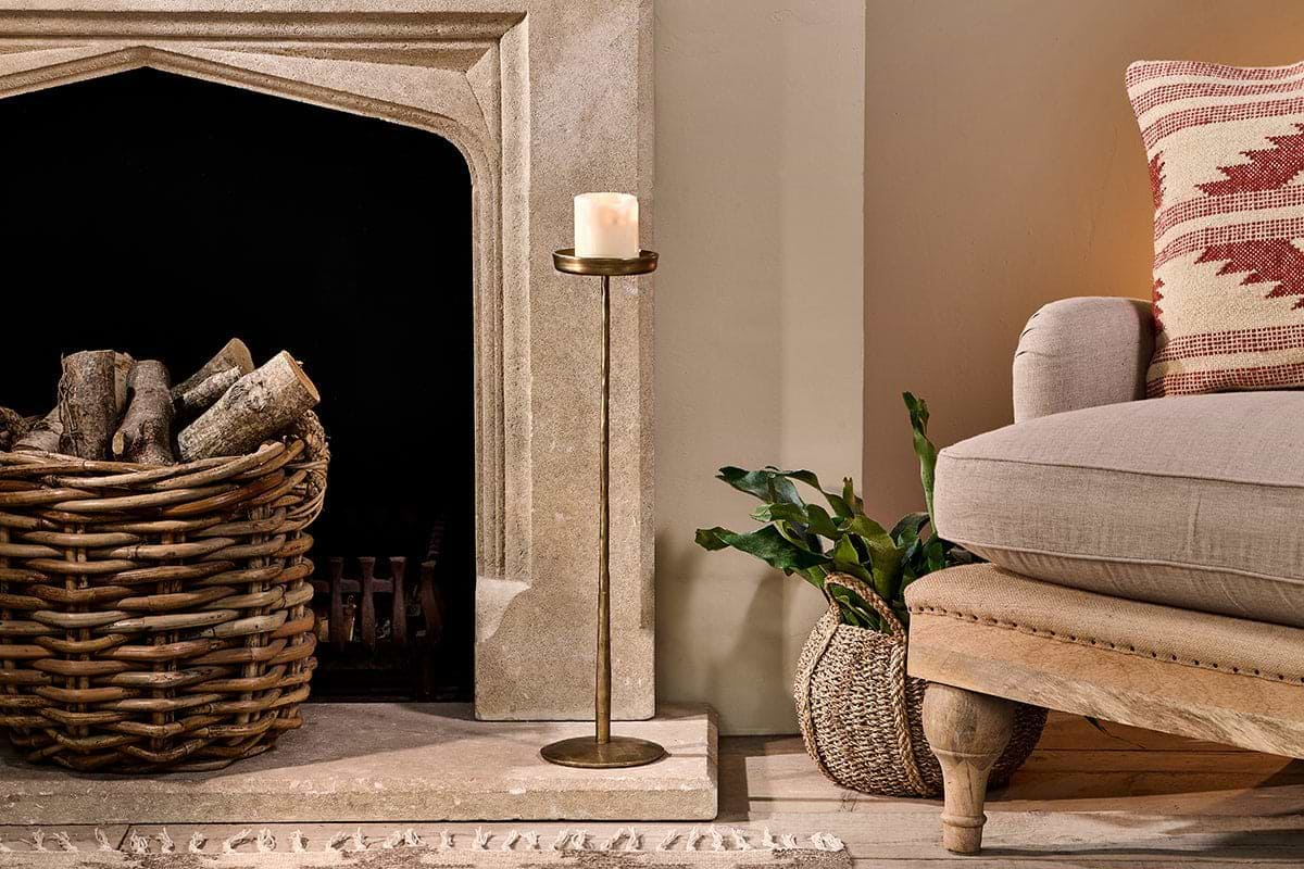 Nkuku - Sundra Iron Candle Stand - Small