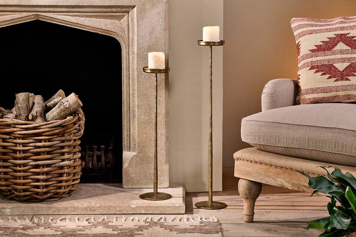 Nkuku - Sundra Iron Candle Stand - Small