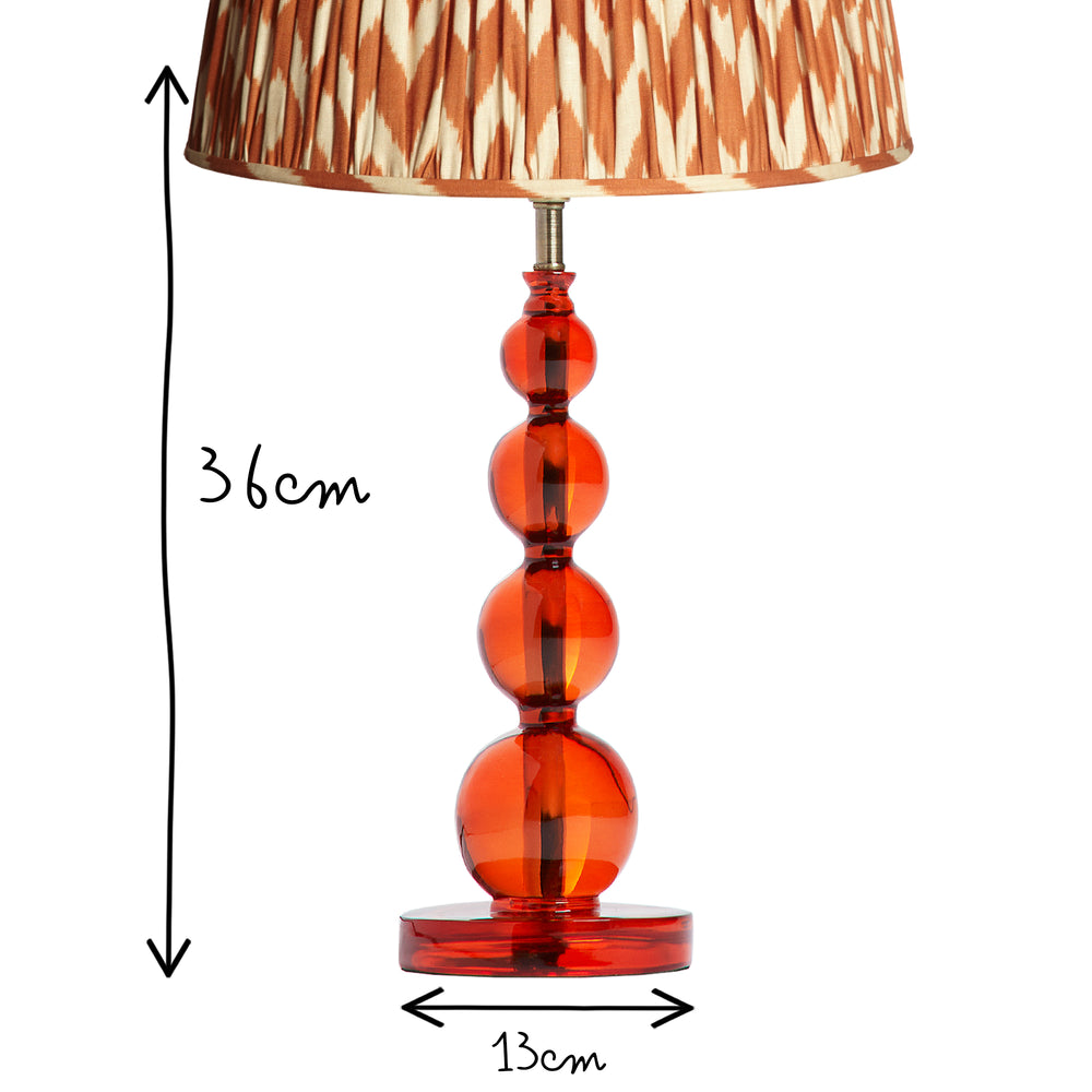 Pooky - Aurora Table Lamp Base - Orange Resin
