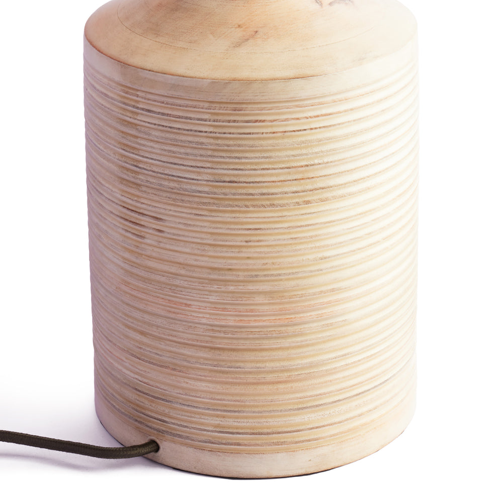 Pooky - Smaller Averie Table Lamp Base - Natural Whitewash