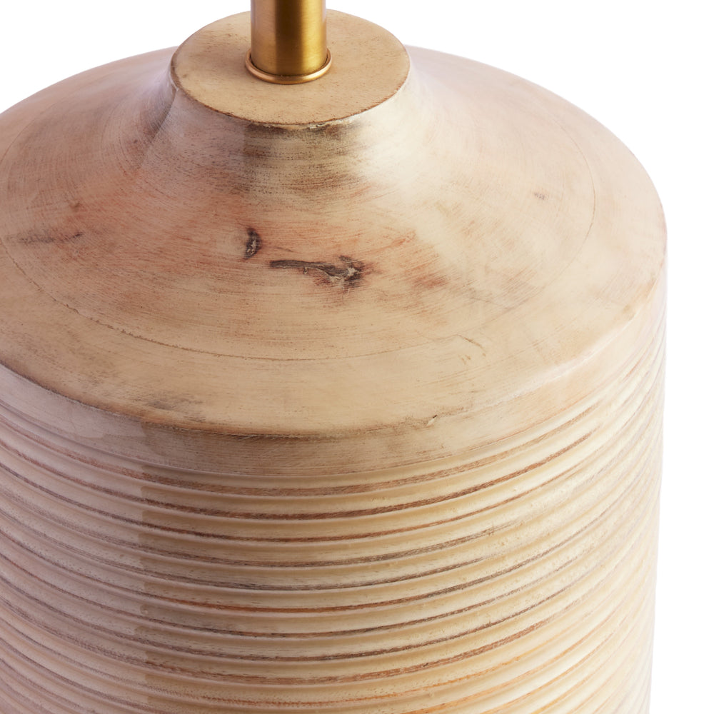 Pooky - Smaller Averie Table Lamp Base - Natural Whitewash