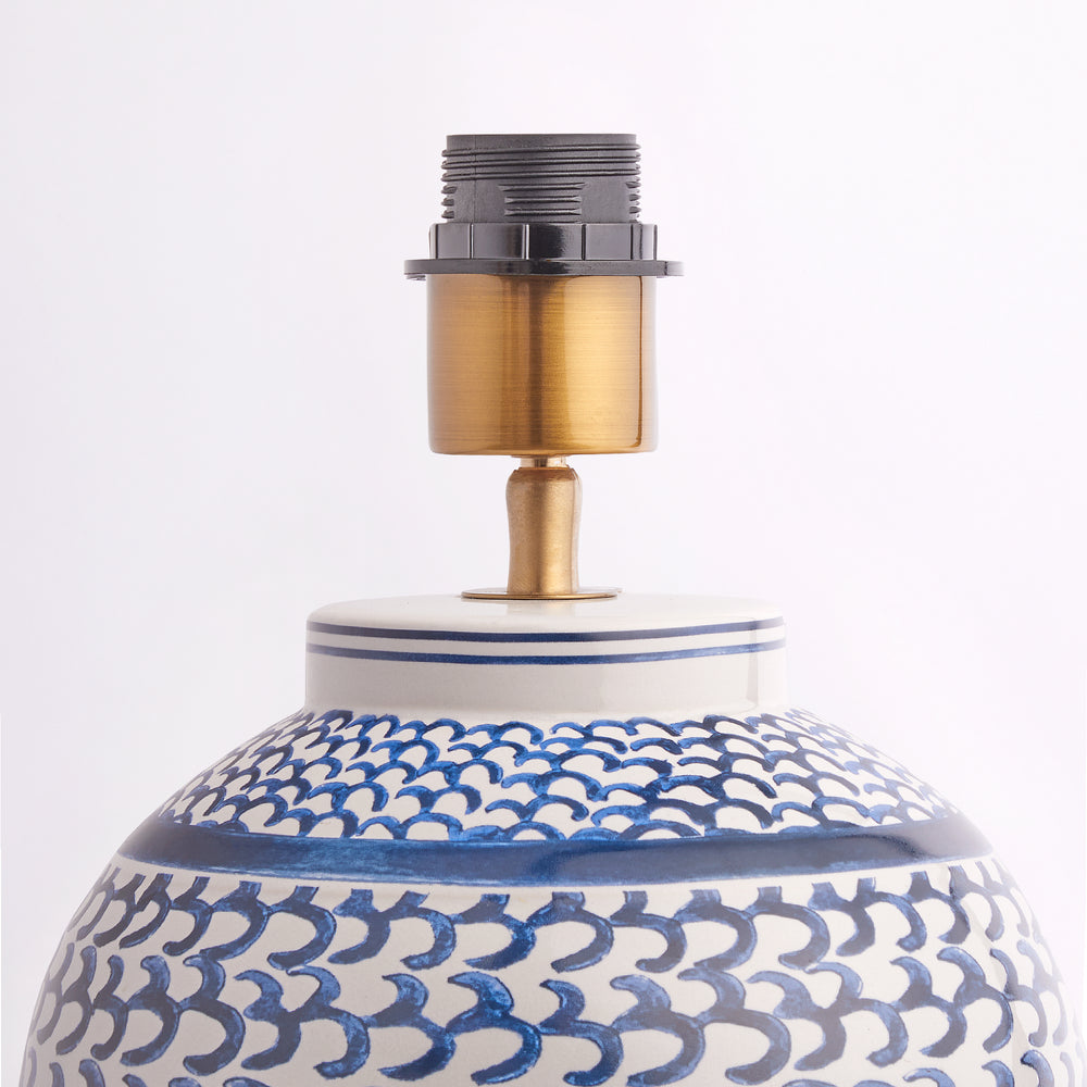 Pooky - Gulliver Table Lamp Base - Blue and White