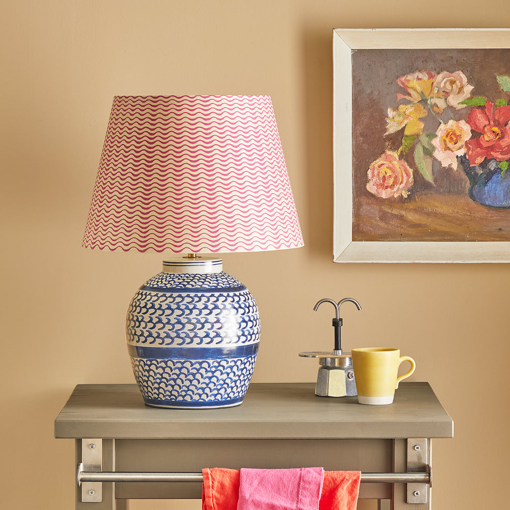 Pooky - Gulliver Table Lamp Base - Blue and White