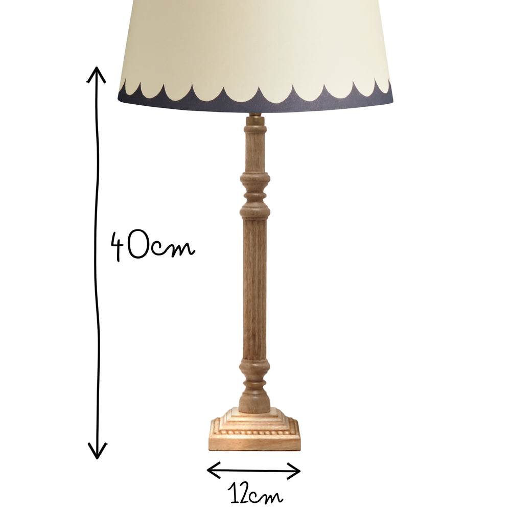 Pooky - Hera Table Lamp Base - Lightly Waxed