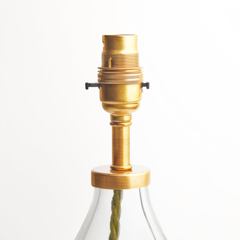 Pooky - Kardish Table Lamp Base - Clear Glass