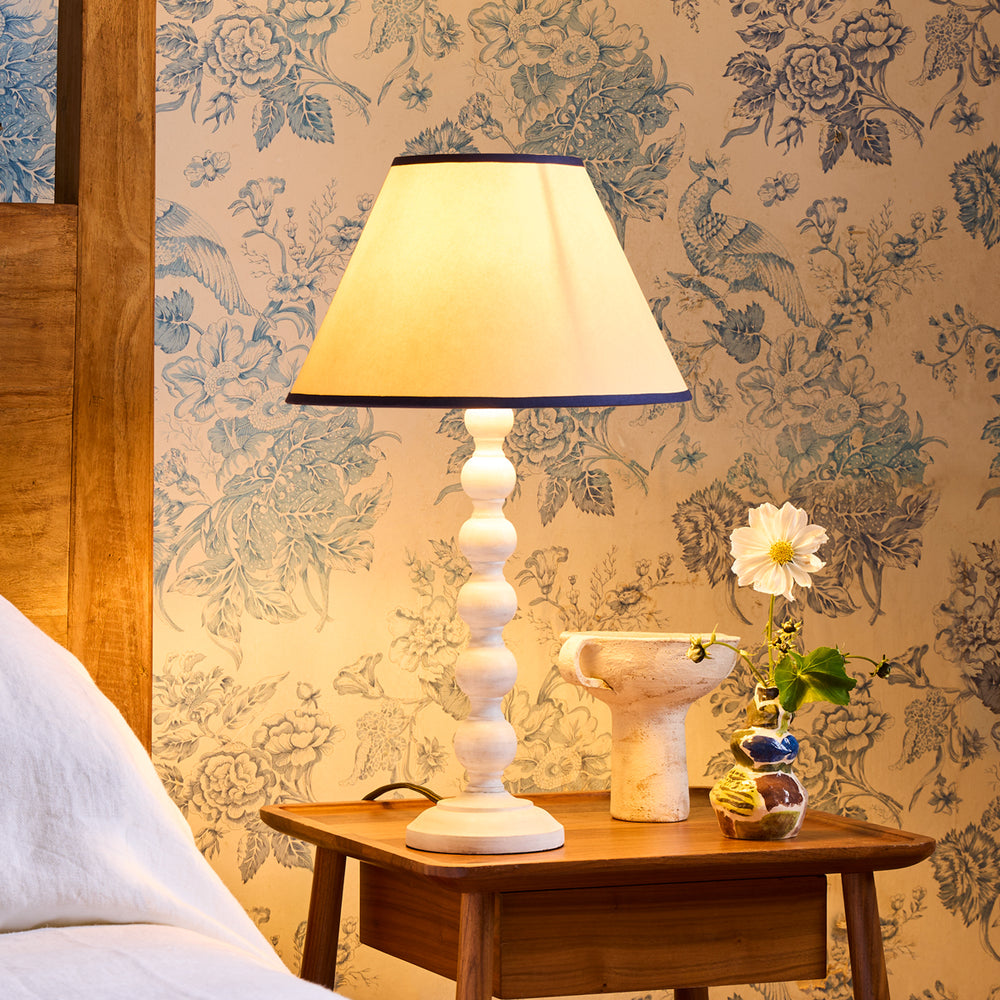 Pooky - Lillee Table Lamp Base - Natural Whitewash Wood