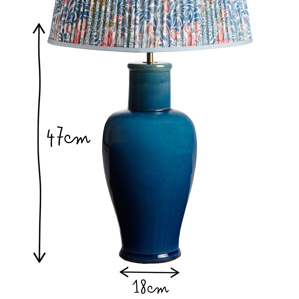 Pooky - Larger Lolita Table Lamp Base - Turquoise Glaze