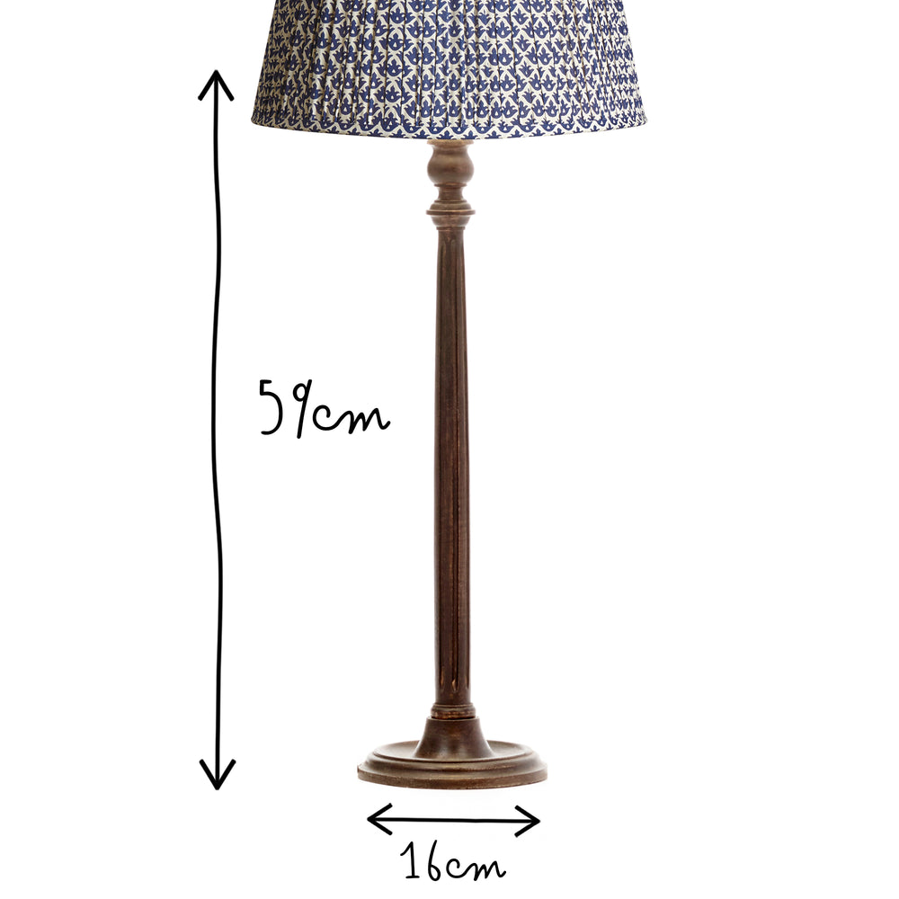 Pooky - Luty Table Lamp Base - Mahogany