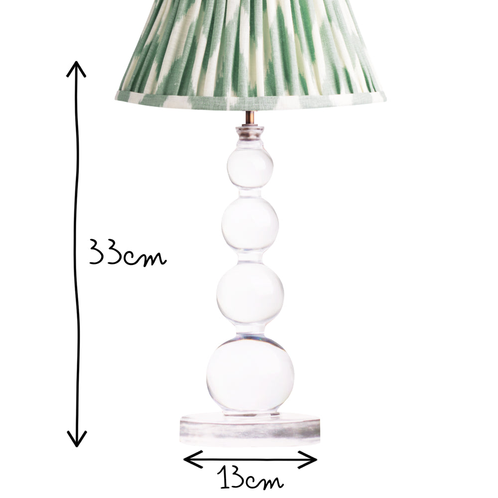 Pooky - Smaller Aurora Rechargeable Table Lamp Base - Clear