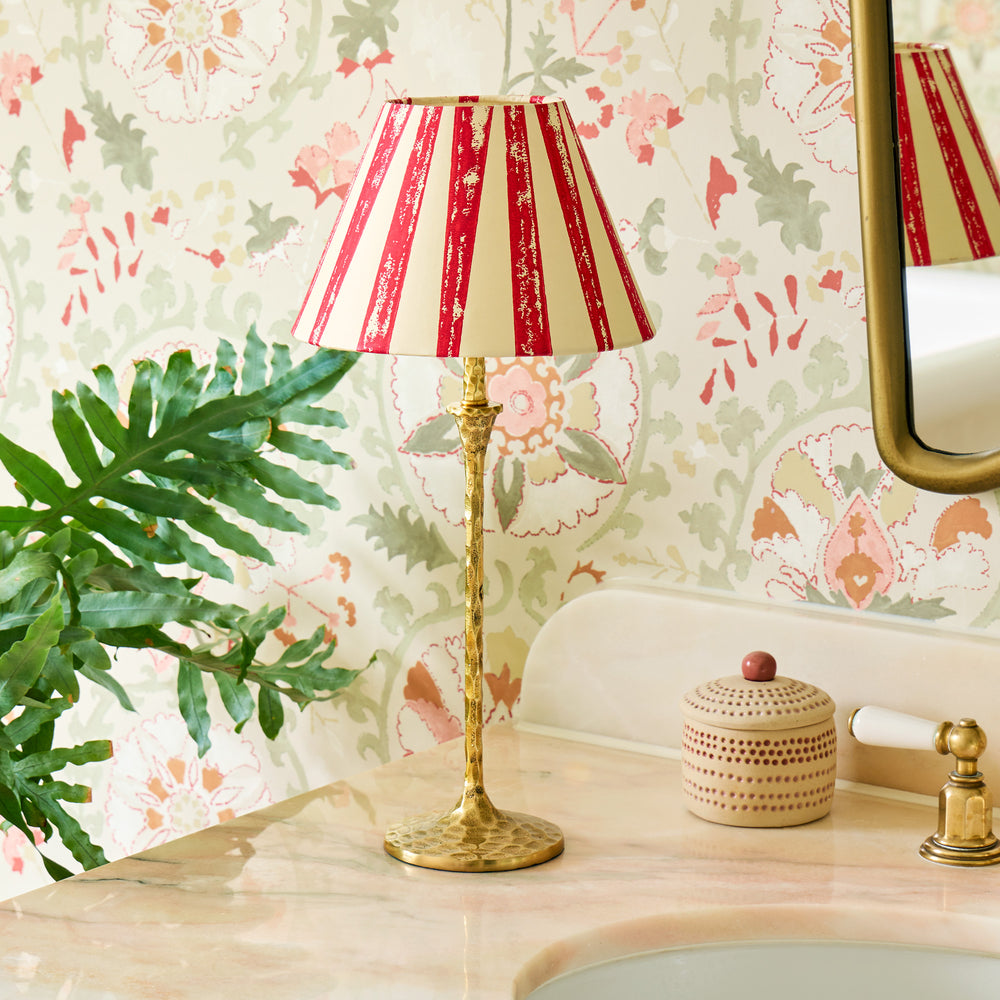 Pooky - Frinky Rechargeable Table Lamp Base - Hammered Brass