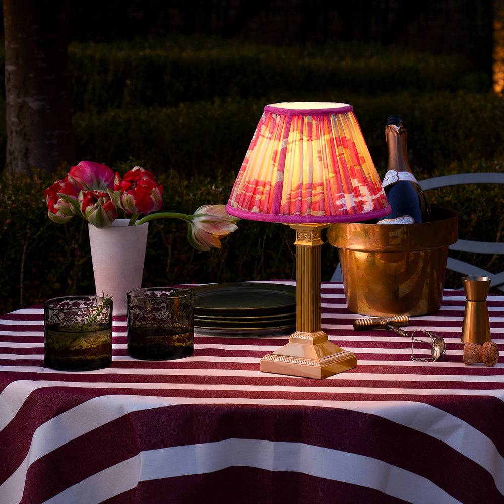 Pooky - Freya Rechargeable Table Lamp Base - Finished in Brass