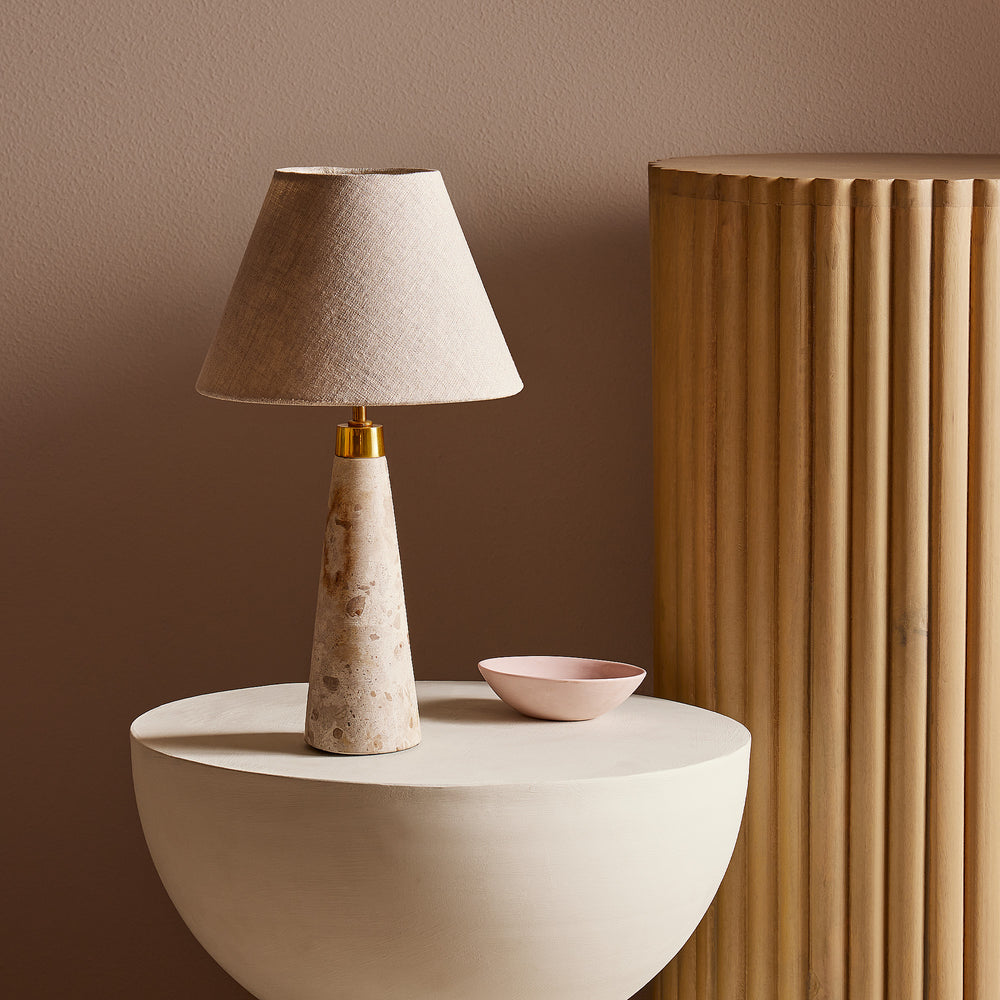 Pooky - Smaller Marmaron Rechargeable Table Lamp Base - Grey