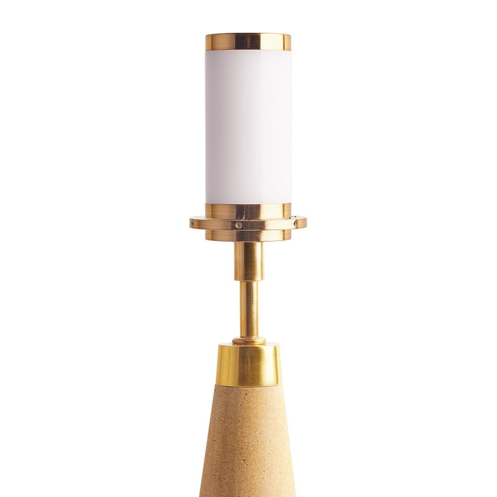 Pooky - Smaller Marmaron Rechargeable Table Lamp Base - Natural