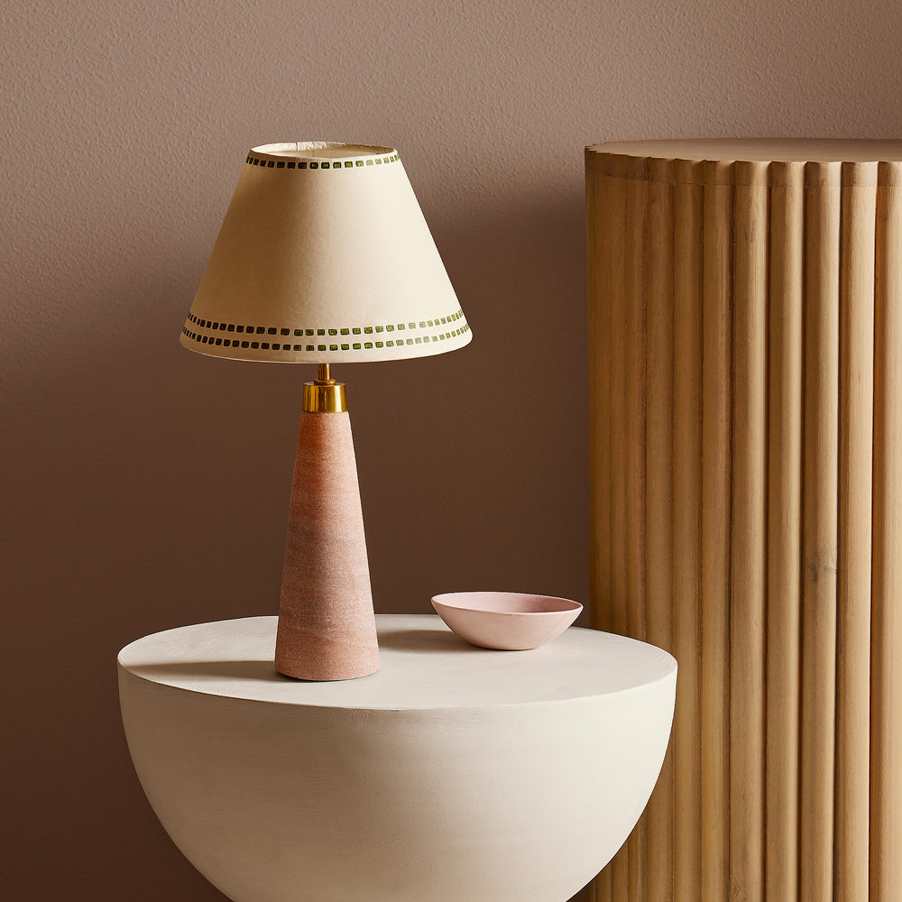Pooky - Smaller Marmaron Rechargeable Table Lamp Base - Pink
