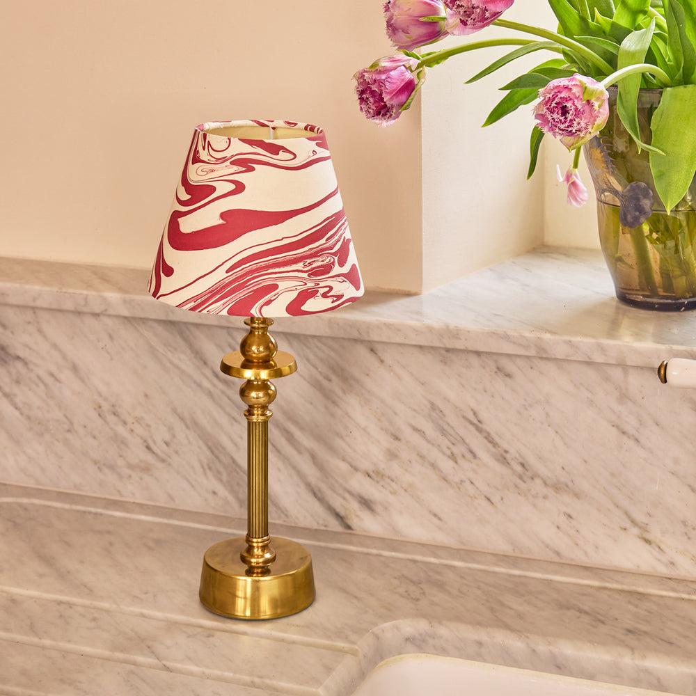 Pooky - Phileas Rechargeable Table Lamp Base - Antique Brass