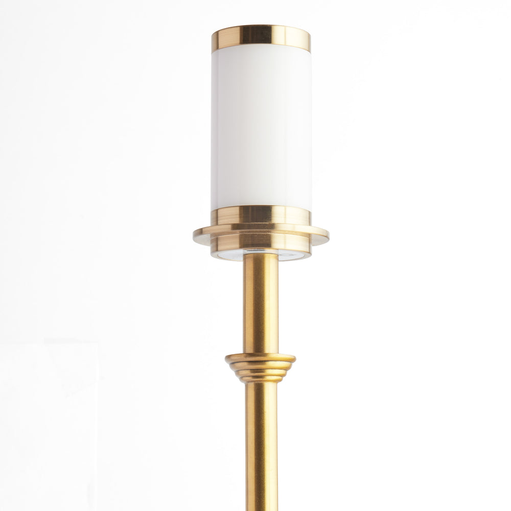 Pooky - Ellie Table Lamp Base - Blue and White Stripes