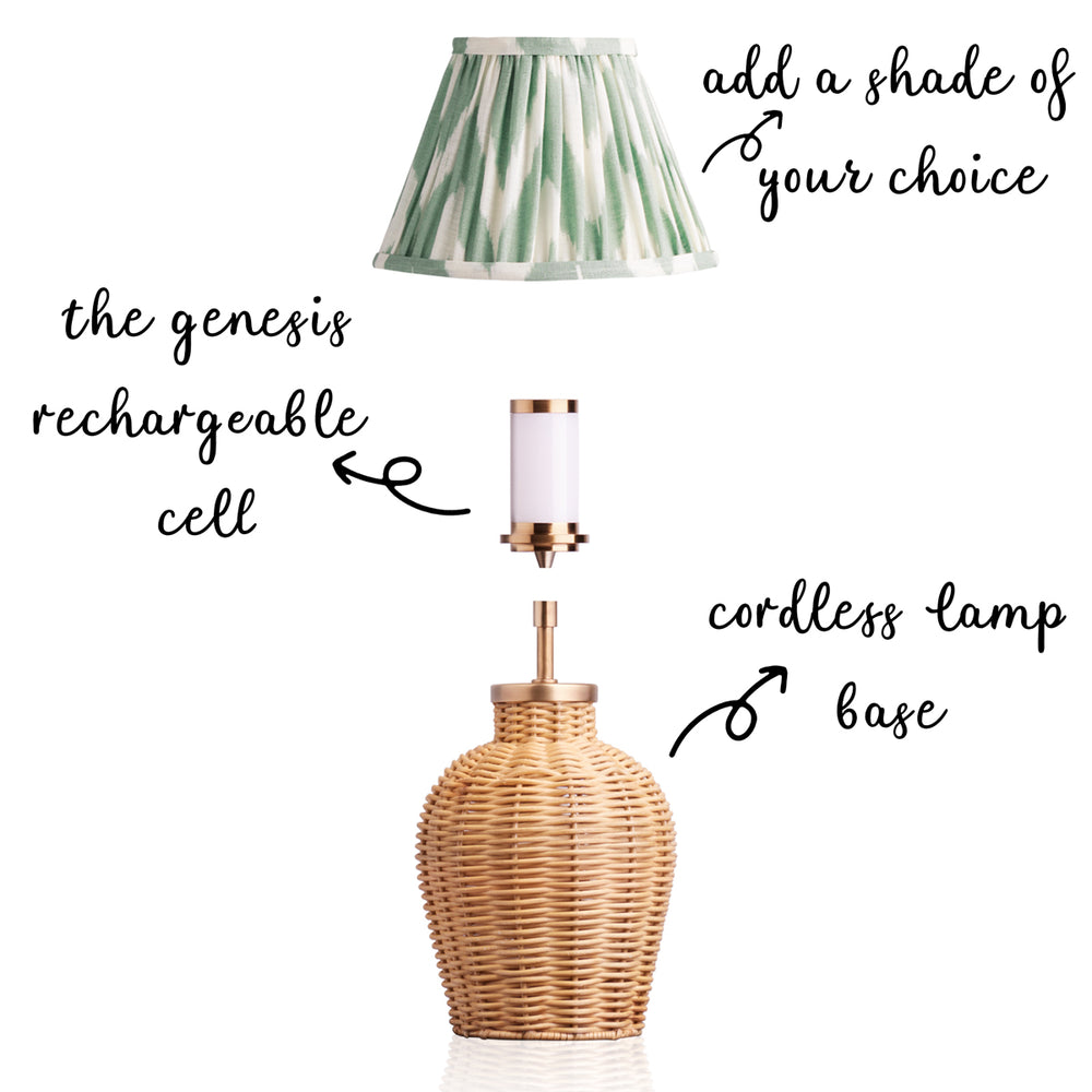 Pooky - Smaller Rattle Rechargeable Table Lamp Base