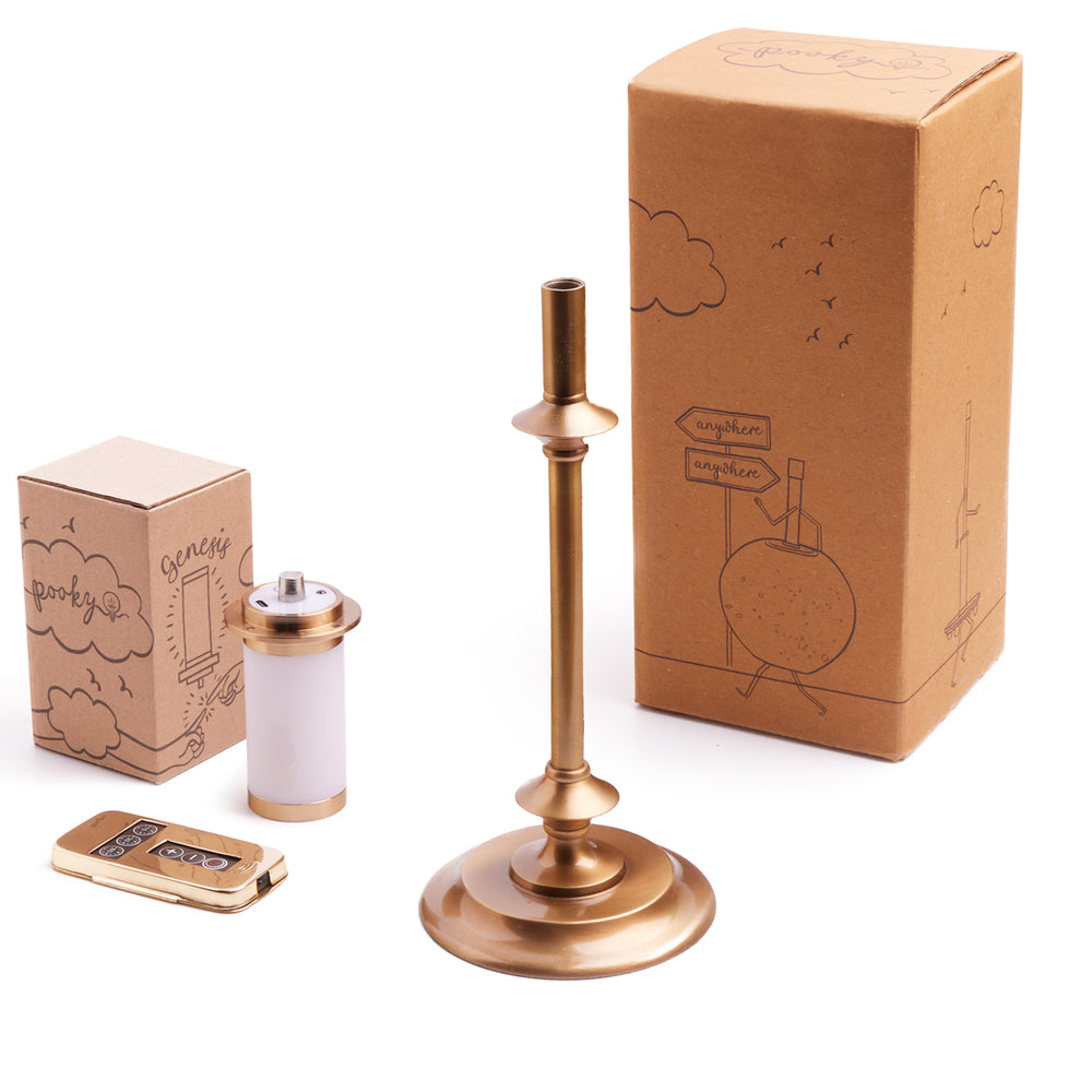 Pooky - Tiny Trindle Rechargeable Table Lamp Base - Brass