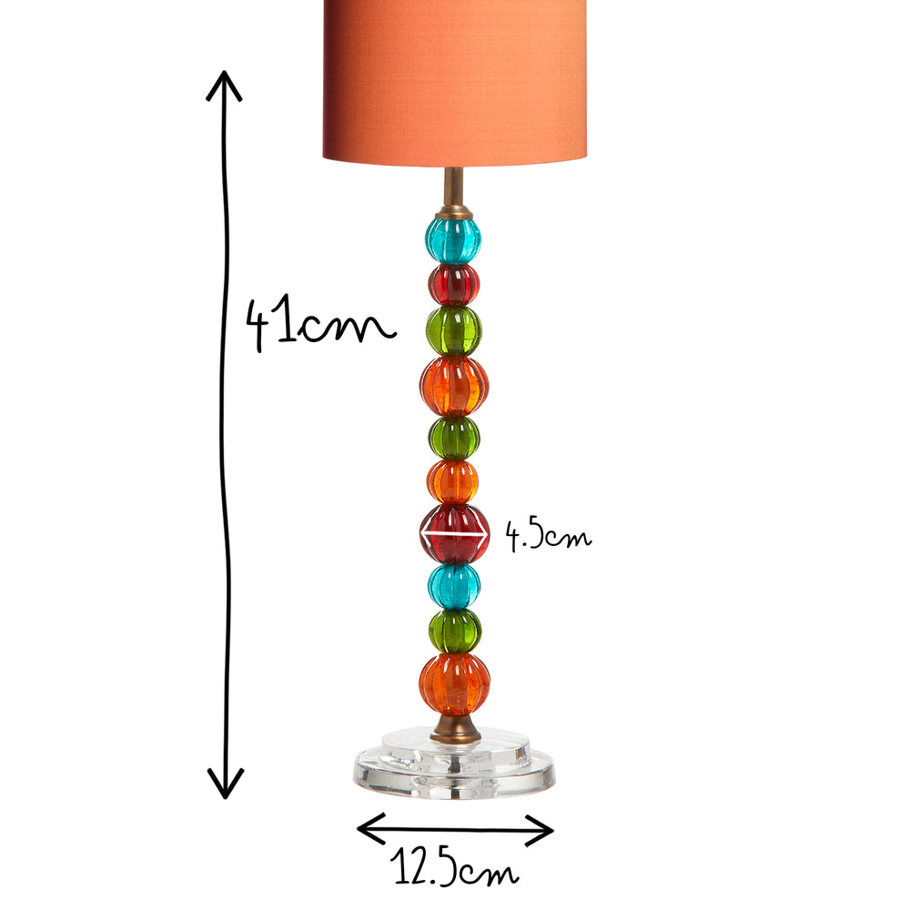 Pooky - Sweetie Table Lamp Base - Multi-Coloured Glass