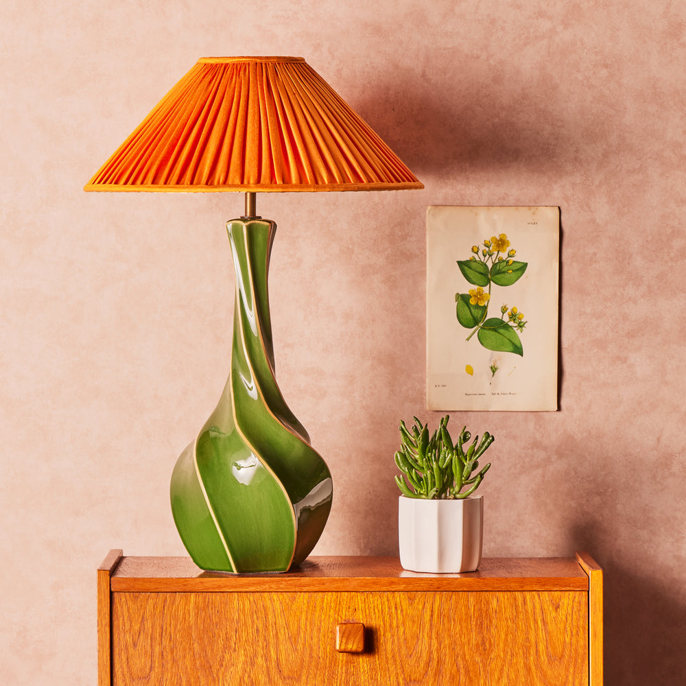 Pooky - Twistle Table Lamp Base - Green