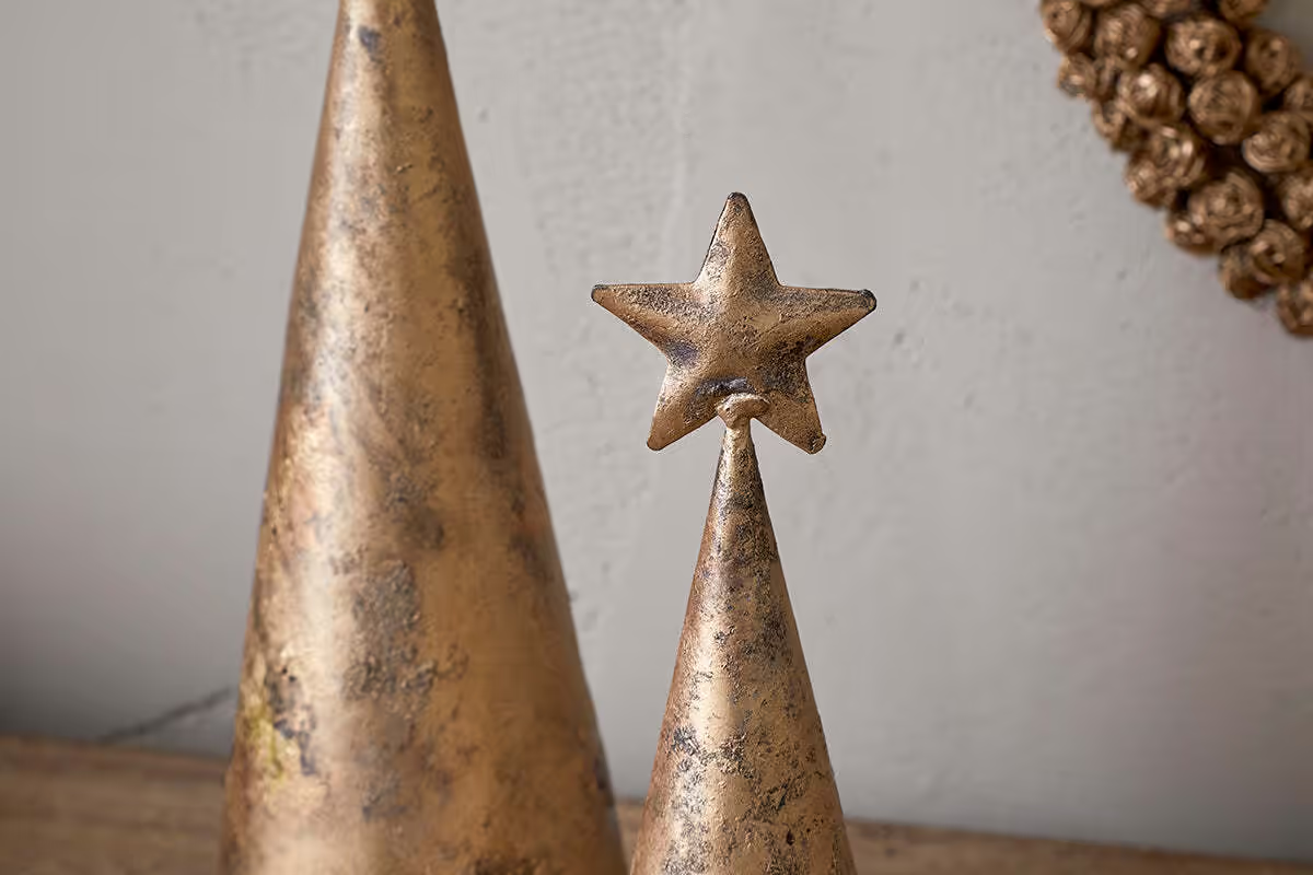 Nkuku - Talna Tree Bell - Antique Brass - Large