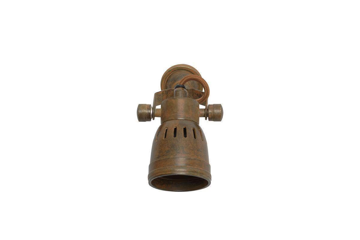 Nkuku - Tabosa Brass Wall Spotlight - Rust