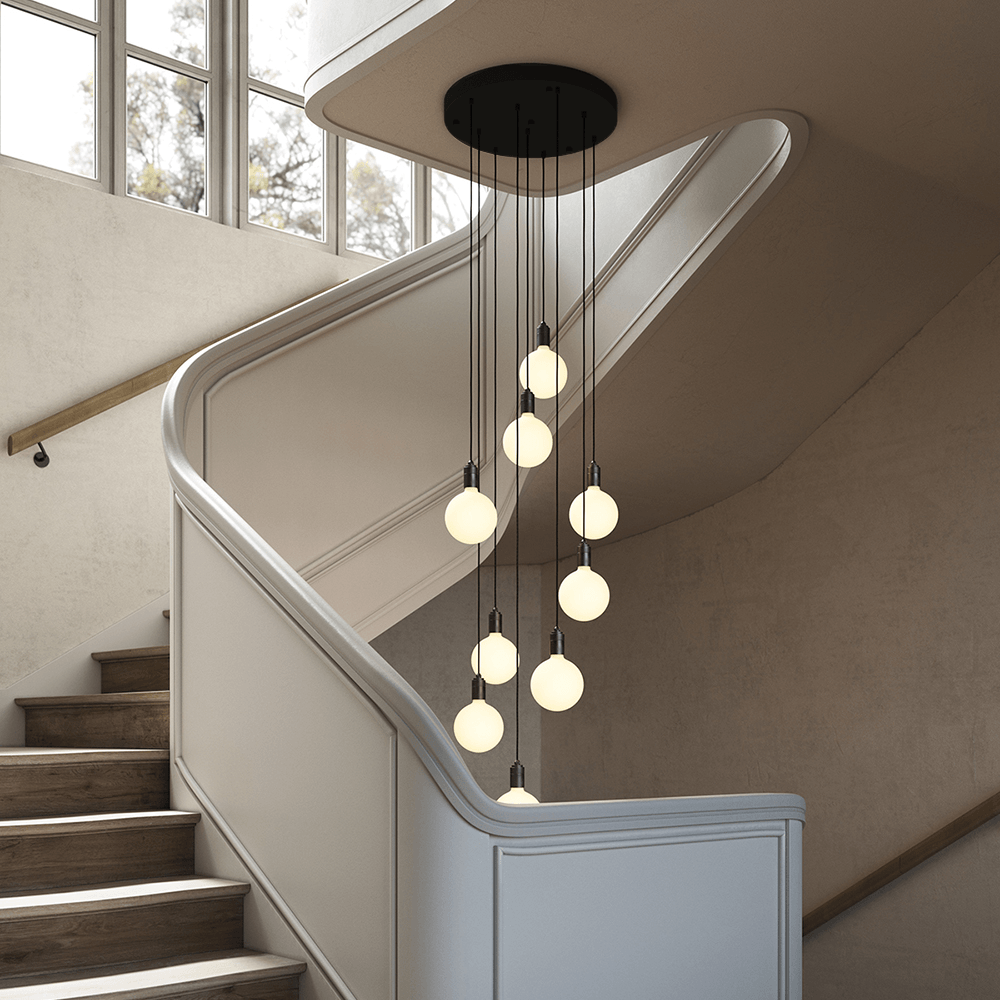 Tala Nine Pendant in Graphite + Sphere IV