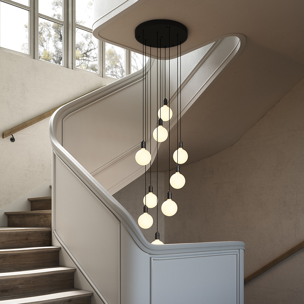 Tala Nine Pendant in Graphite + Sphere IV