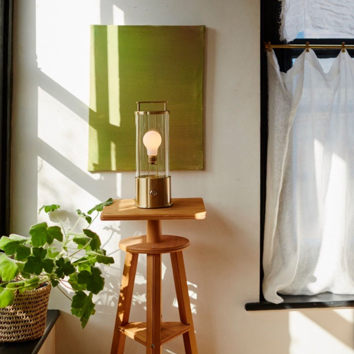 Tala The Muse 1.0 Portable Lamp in Solid Brass Bundle