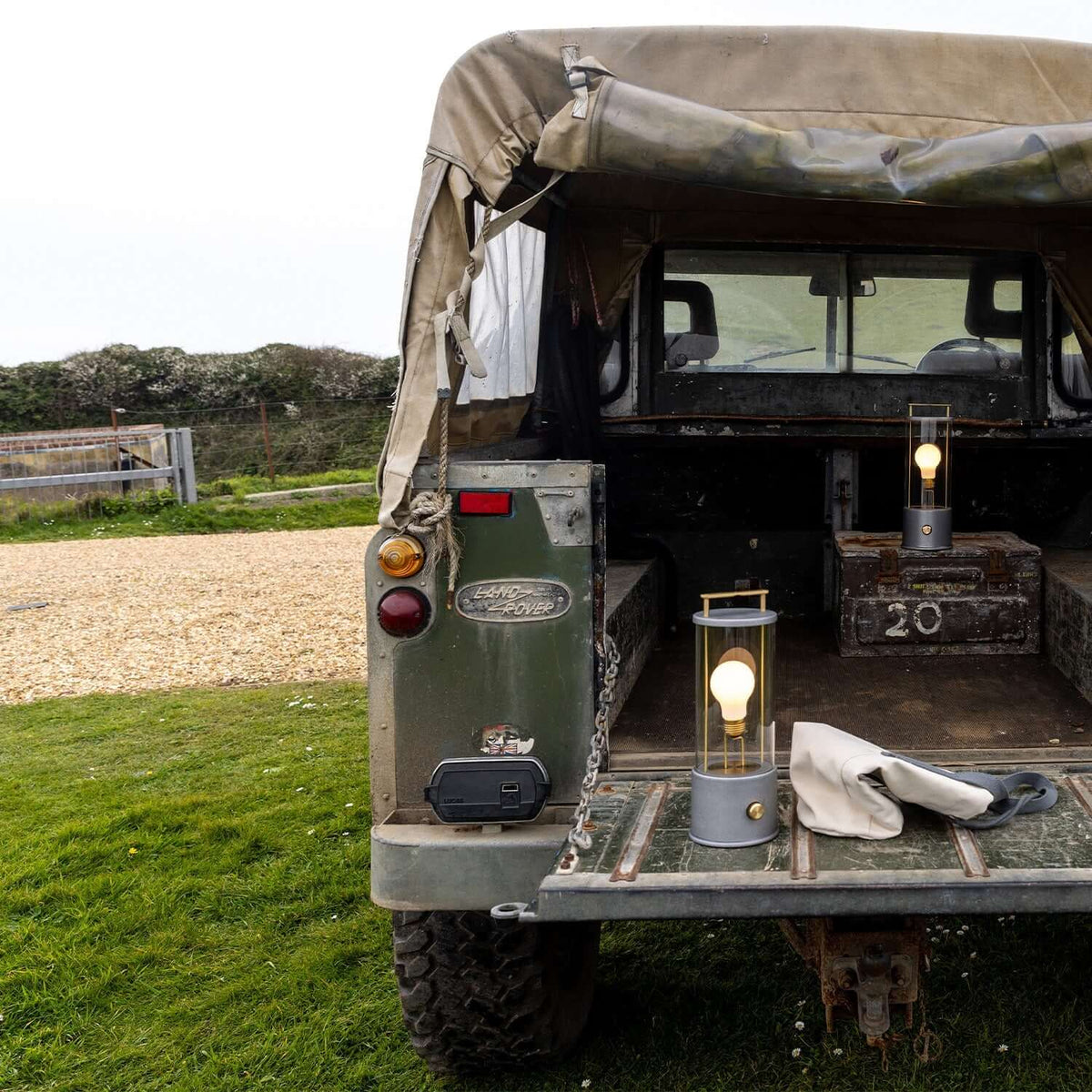 Tala The Rugged Muse 1.0 Portable Lamp in Raw Aluminium - Set of 2