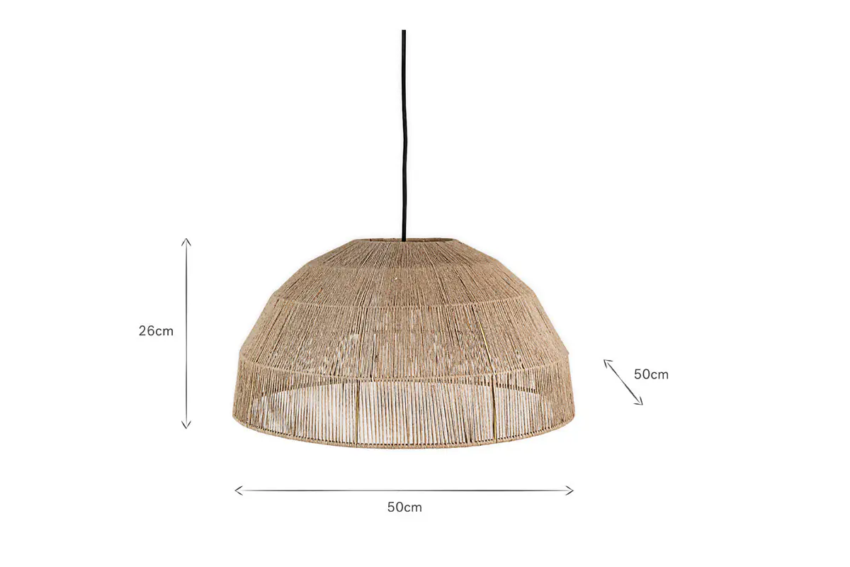 Nkuku - Tivi Natural Jute Lampshade - Natural