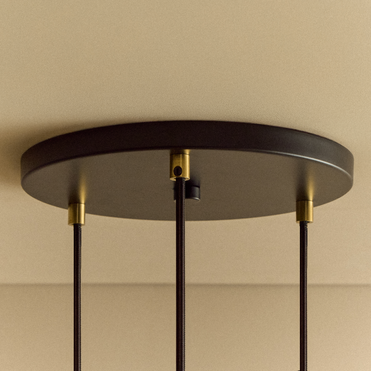 Tala Tala Triple Pendant in Brass