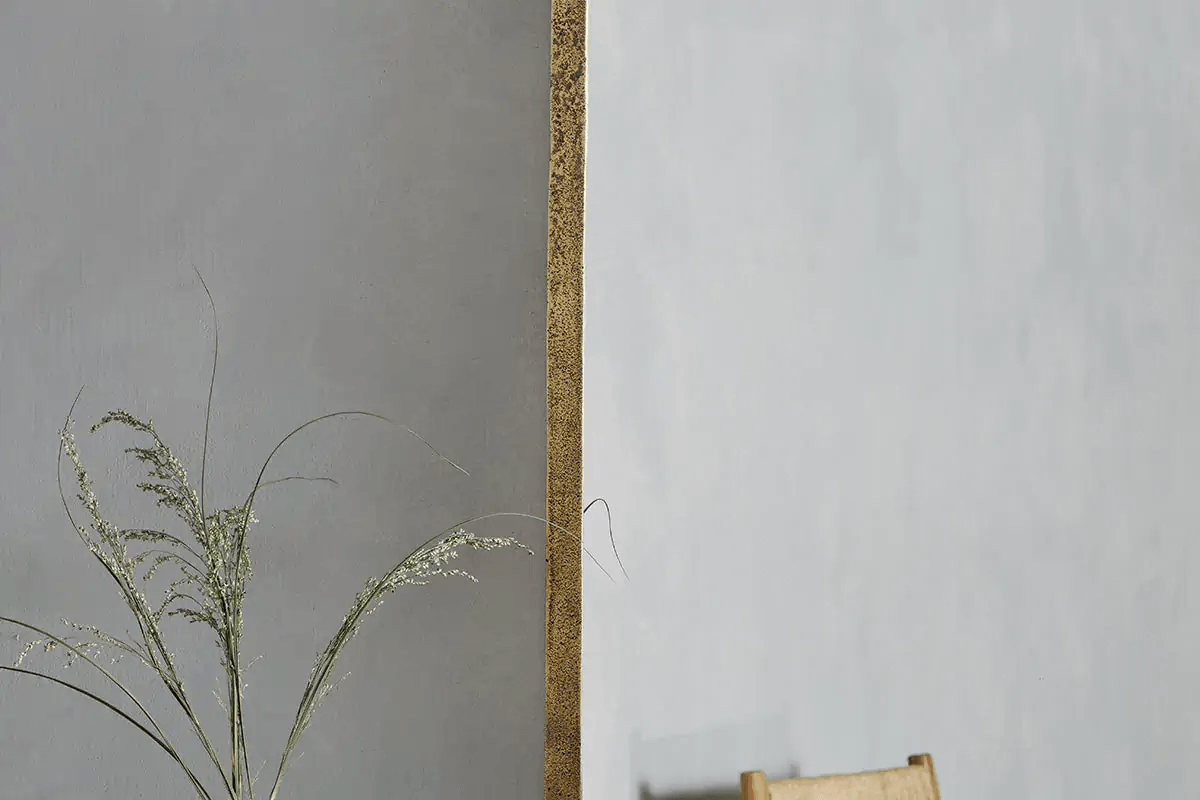 Nkuku - Ungura Rounded Mirror - Antique Brass - Large