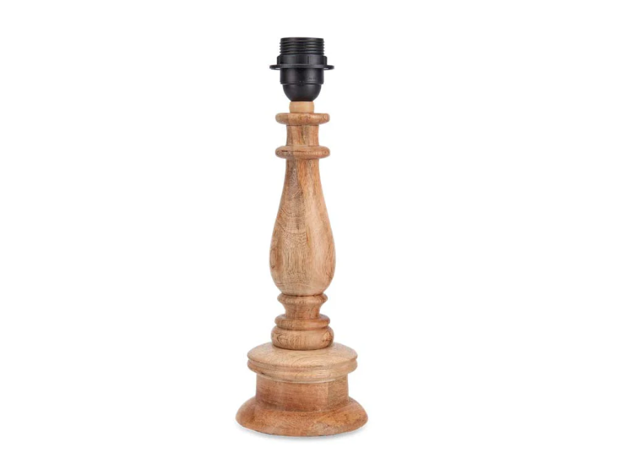 Nkuku Usha Mango Wood Lamp