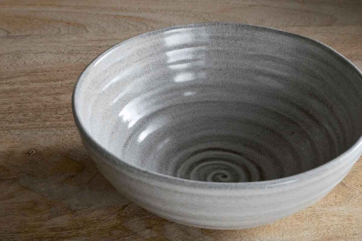 Nkuku - Valinha Earthenware Cereal Bowl - Grey