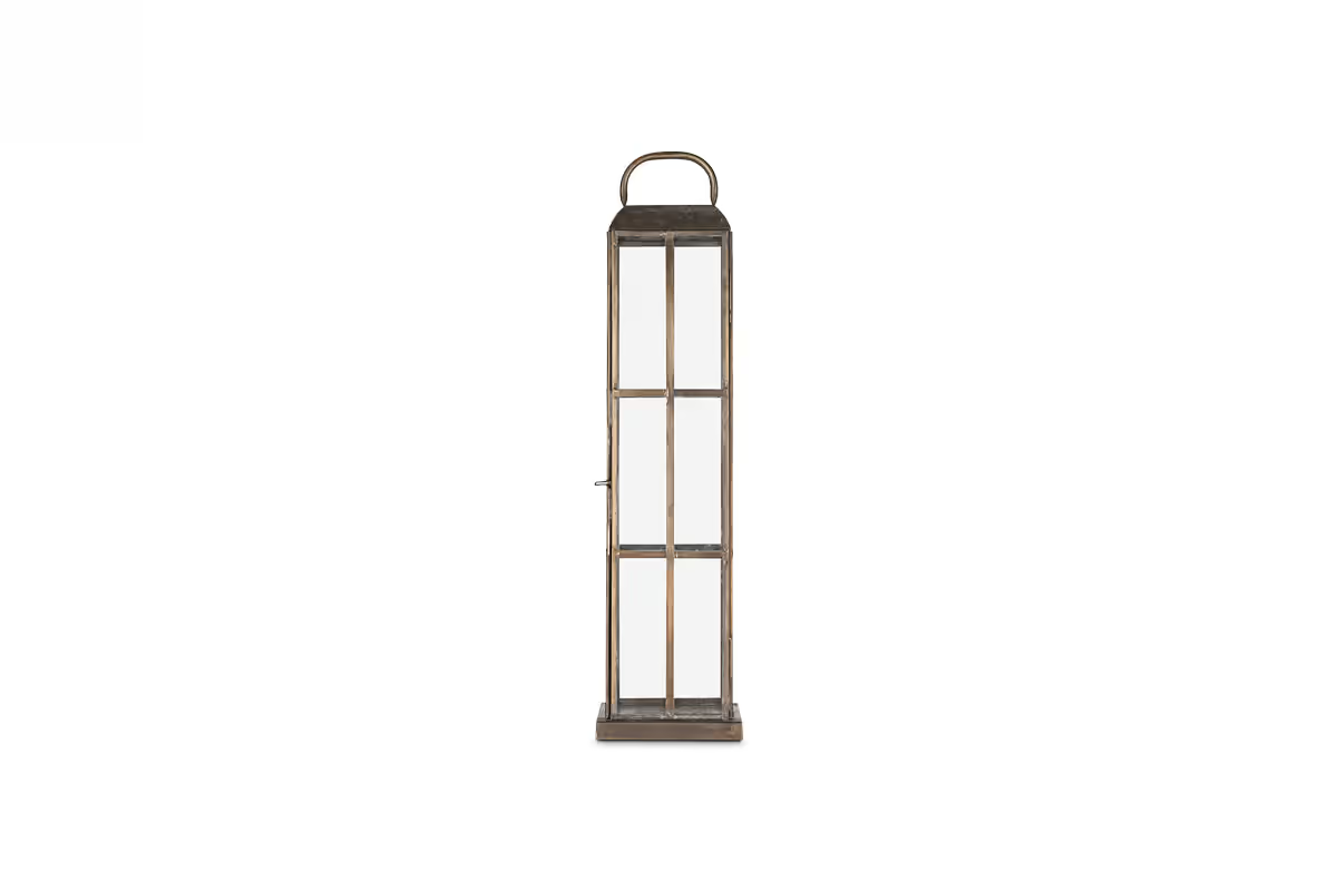 Nkuku - Vemula Lantern - Antique Brass - Small