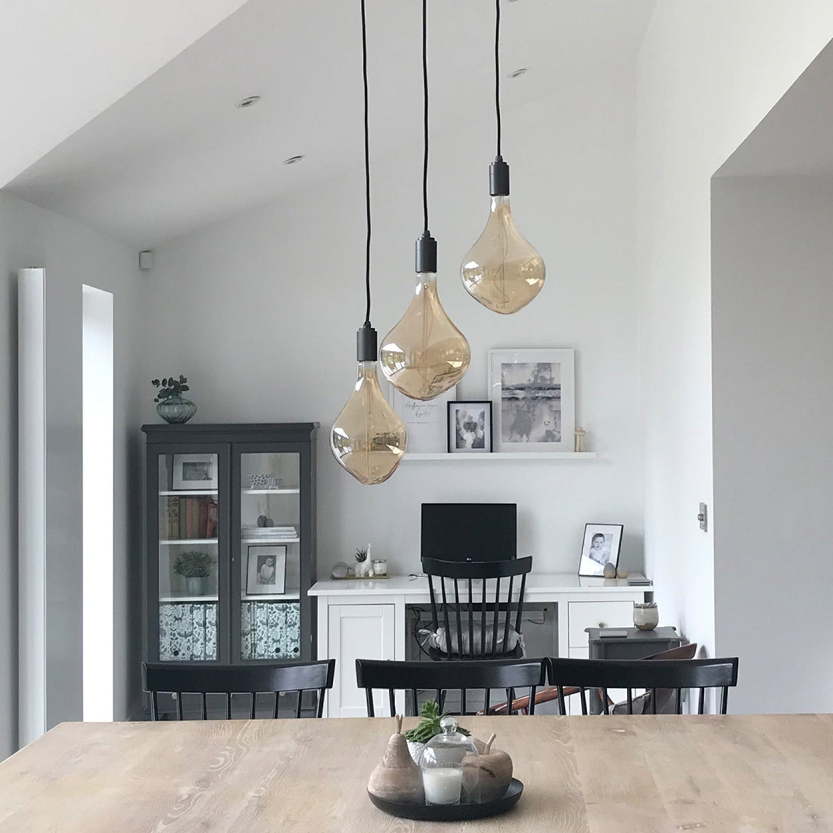 Tala Voronoi II Pendant Light in Graphite - Set of 3