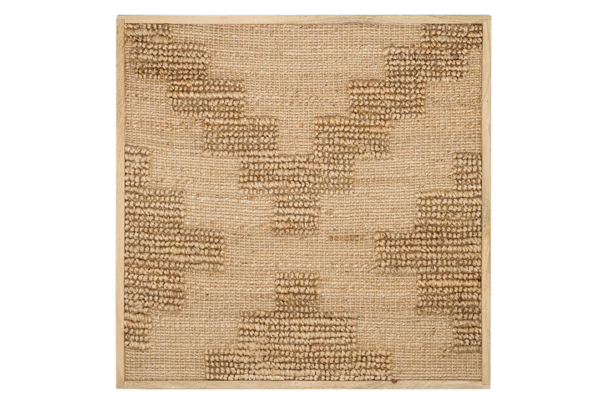 Nkuku - Bawal Wall Art - Cross - Natural