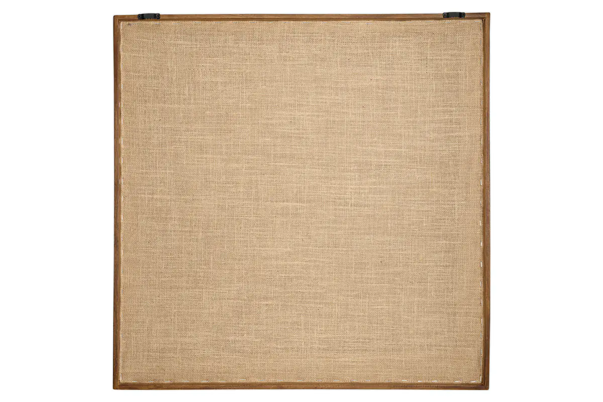 Nkuku - Birala Hand Stitched Wall Art - Natural