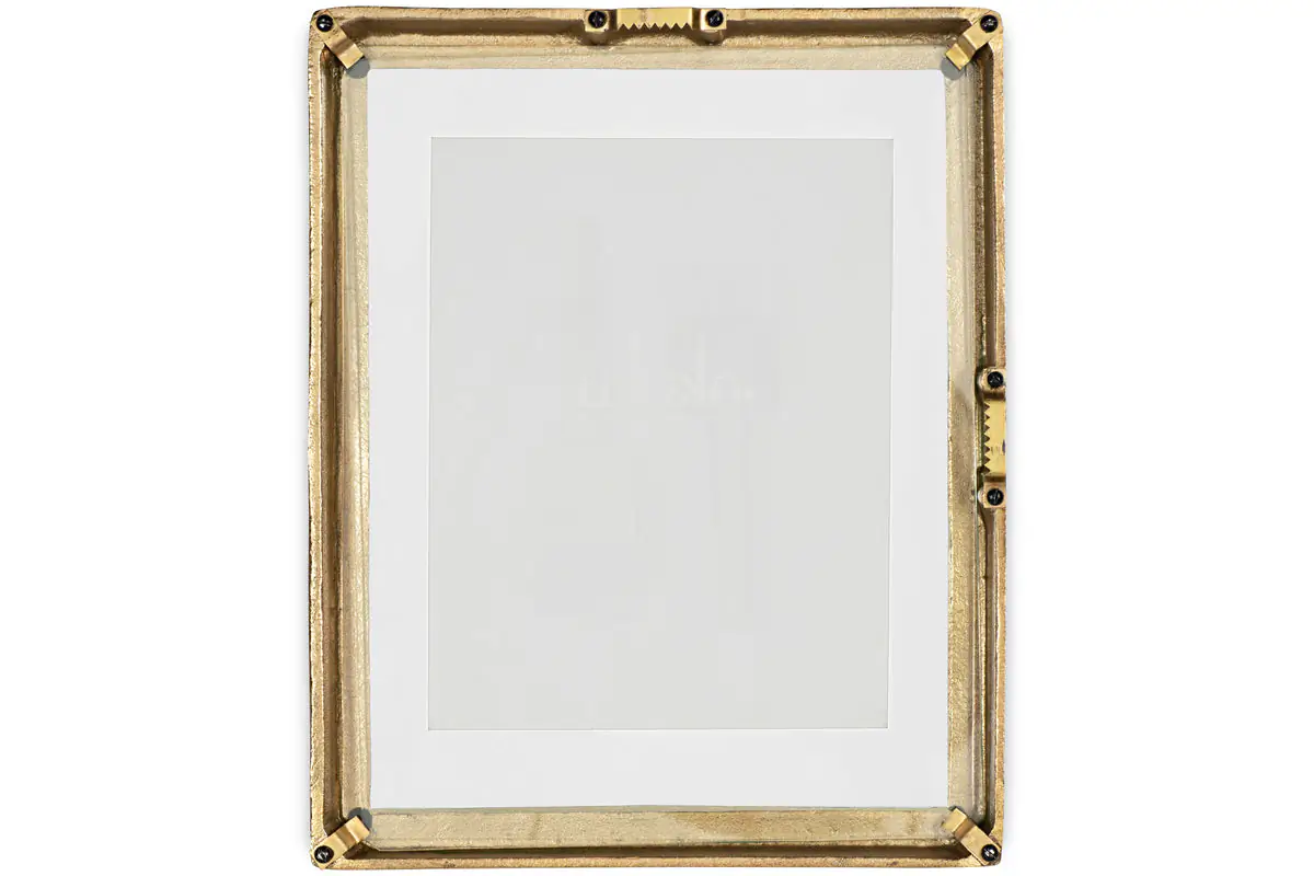 Nkuku - Jahala Wall Hung Photo Frame - Antique Brass - Large