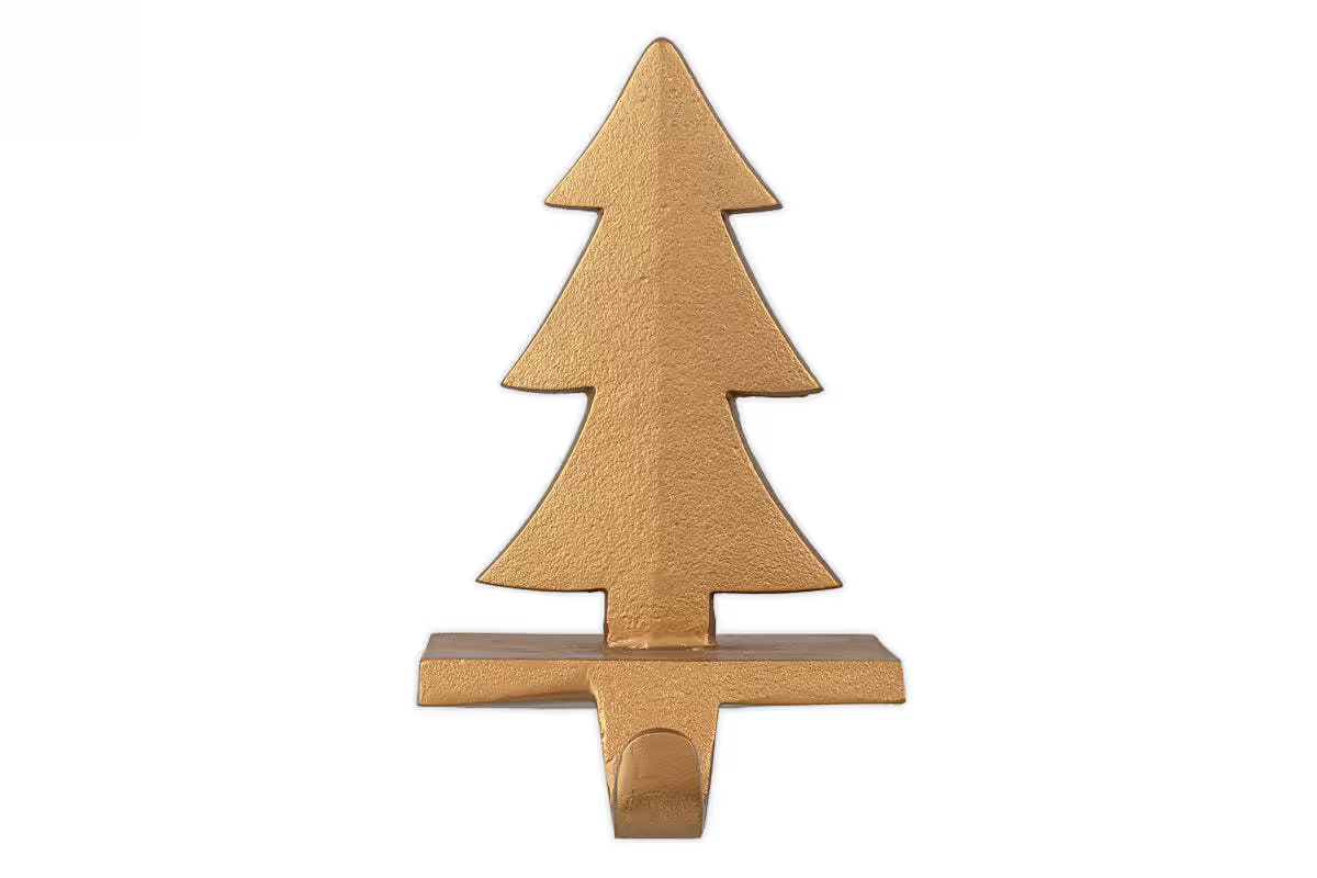 Nkuku - Kotta Stocking Tree Holder - Antique Brass
