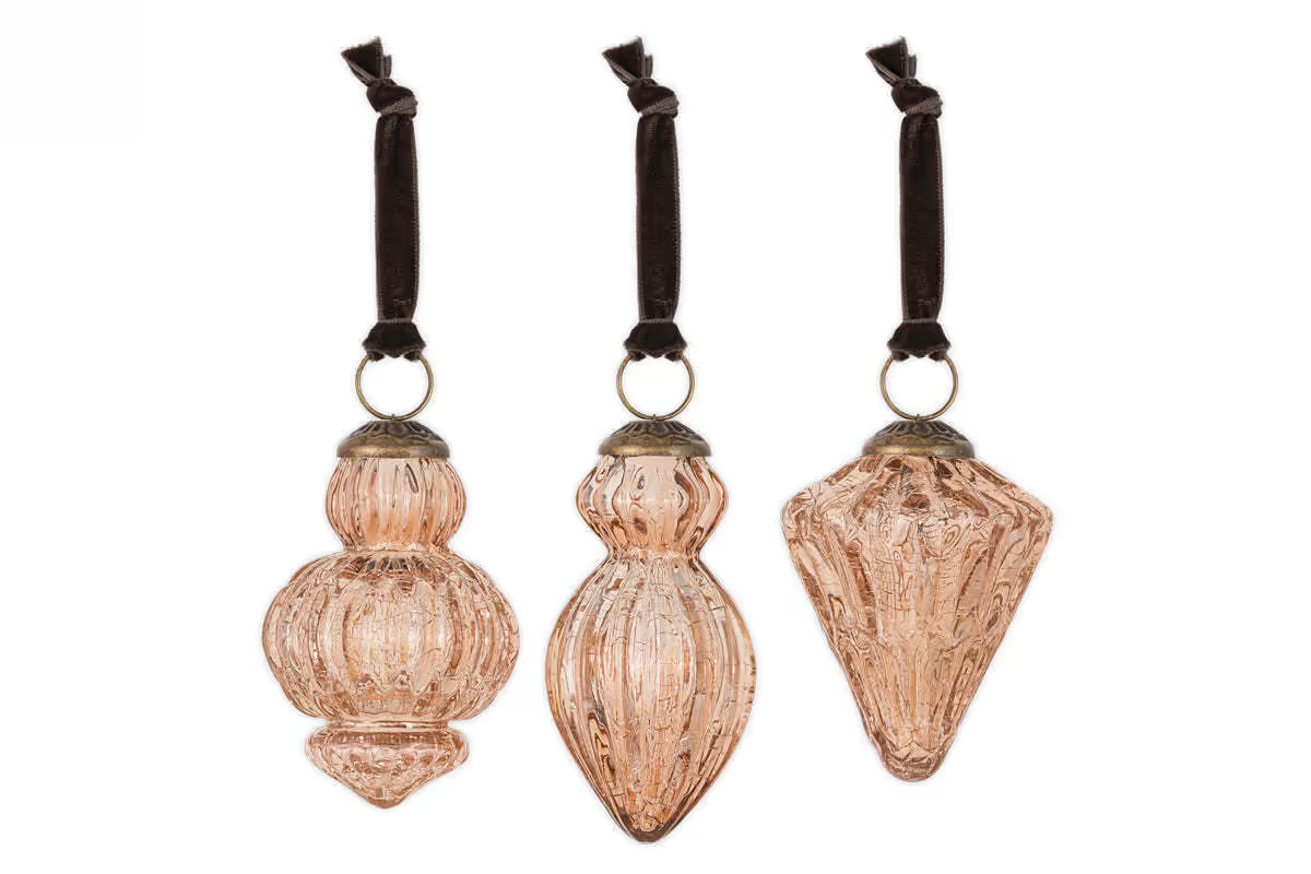 Nkuku - Manipur Baubles - Copper (Set of 3)