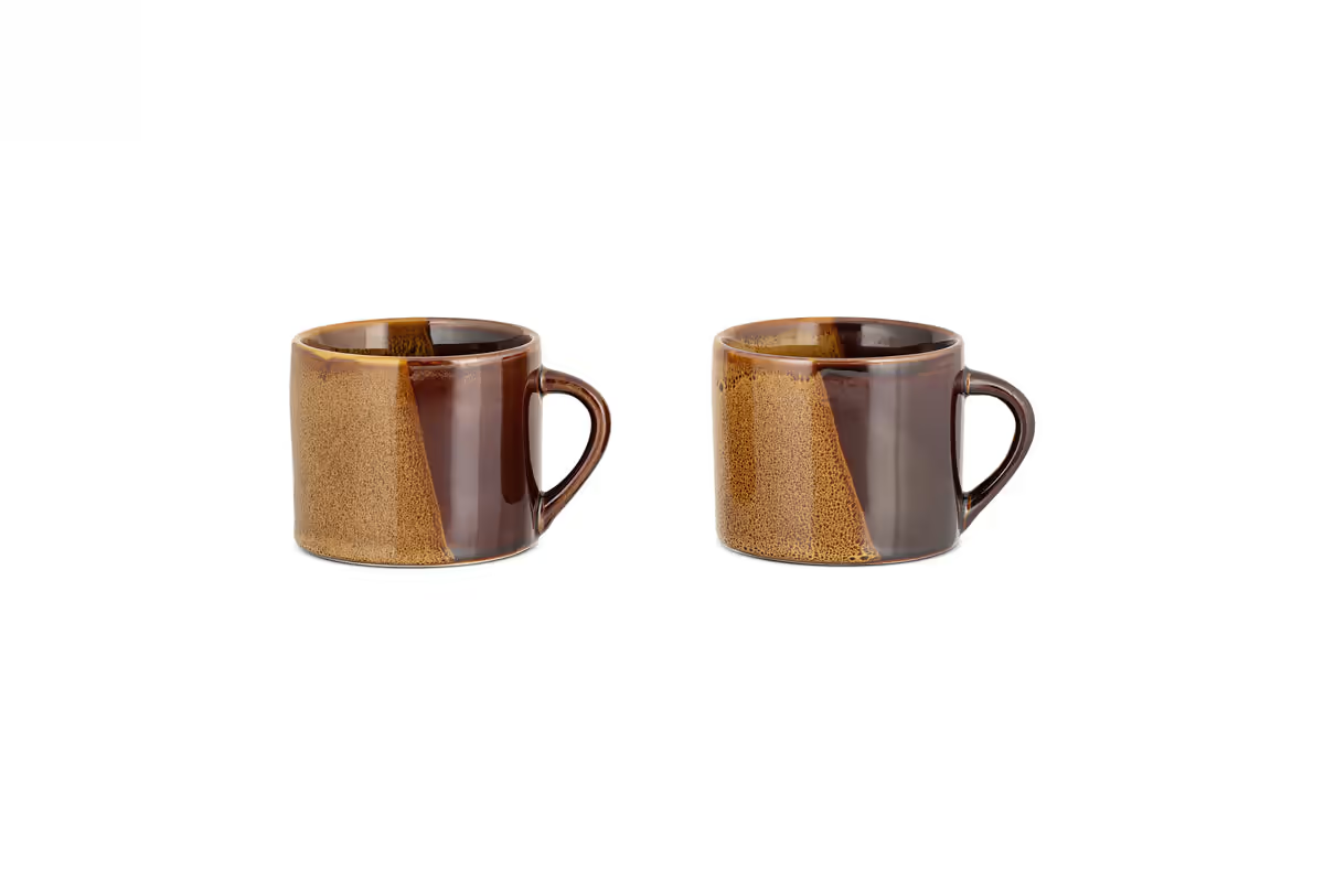 Nkuku - Naav Mugs - Mustard - Small (Set of 2)