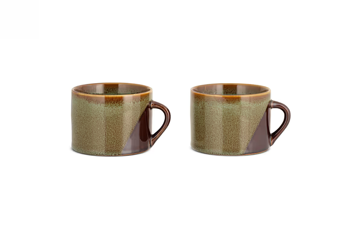 Nkuku - Naav Mugs - Blue - Large (Set of 2)