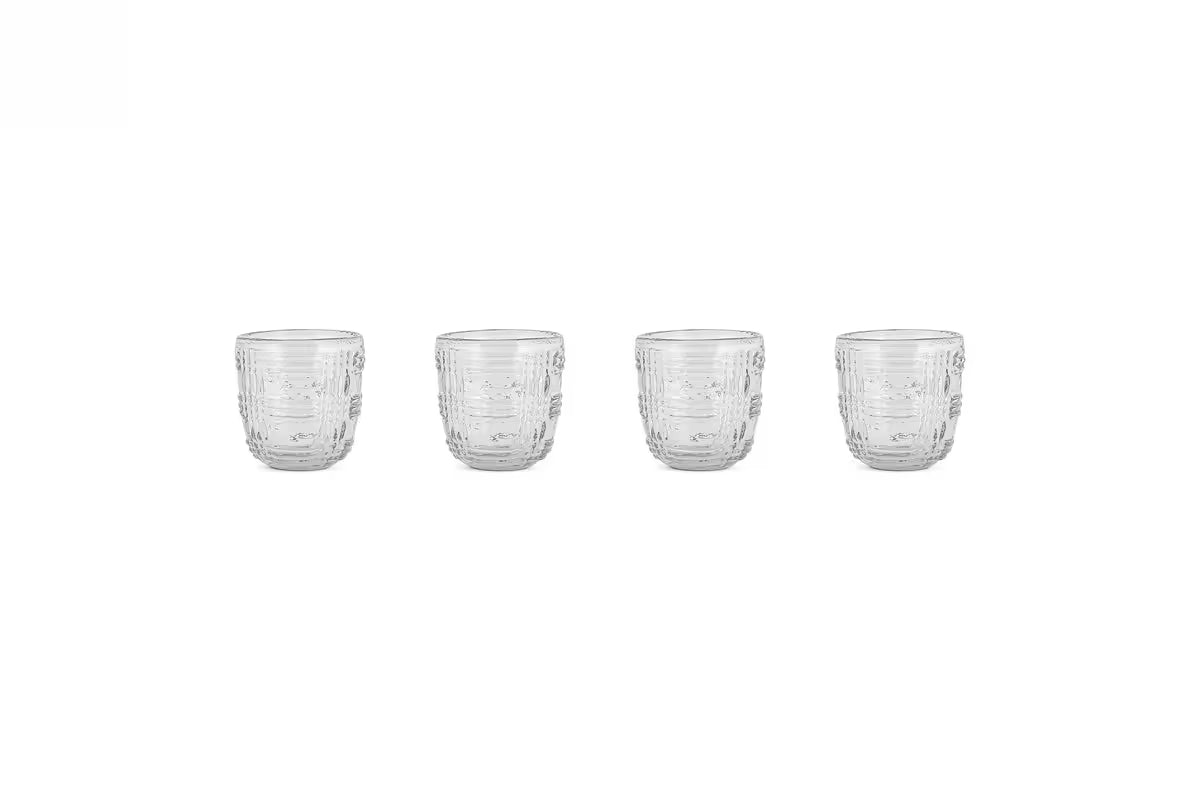 Nkuku - Kaanch Tumbler - Clear - (Set of 4)